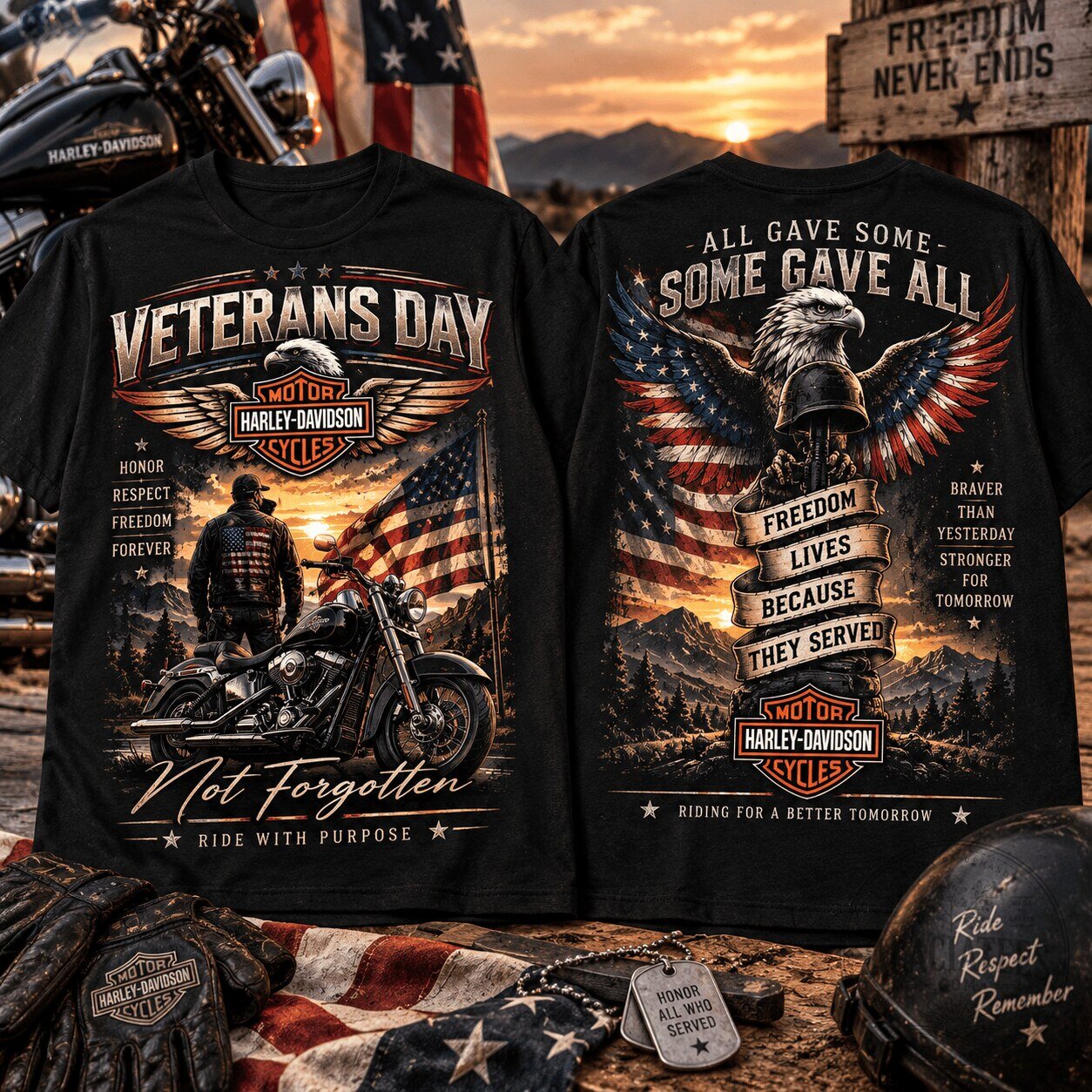 Harley Davidson Shirt Veterans Day Not Forgotten Ride With Purpose 2 Harley Davidson Shirt Veterans Day Not Forgotten Ride With Purpose