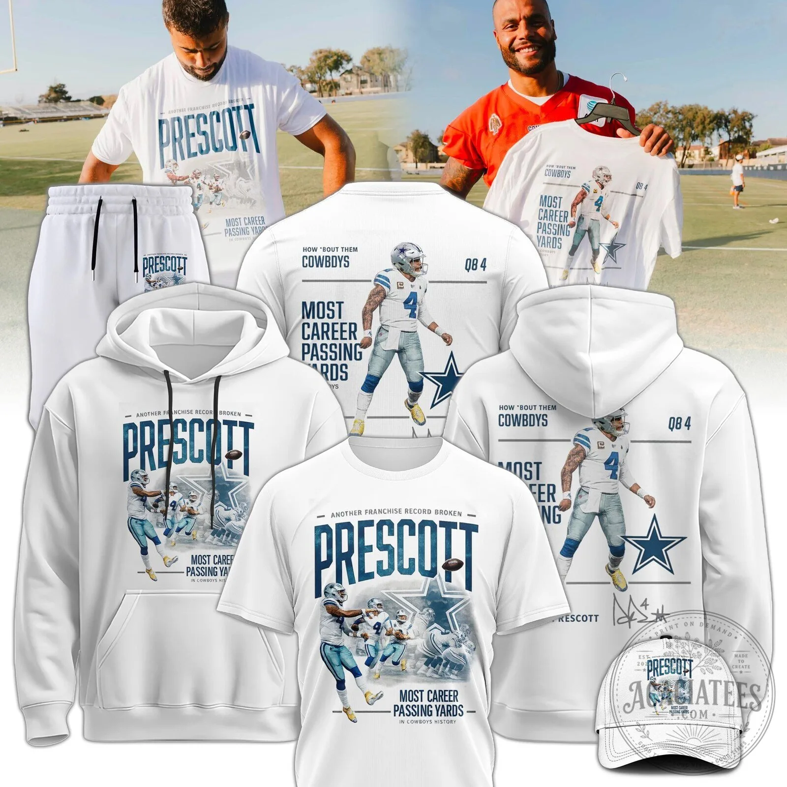 🏈 DAK PRESCOTT #4 Shirt
