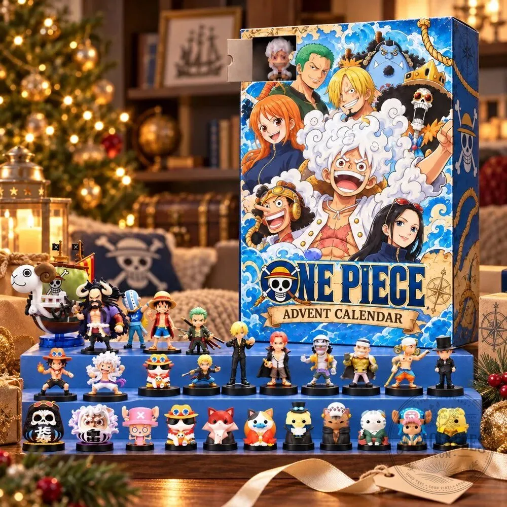 One Piece Anime Advent Calendar with Collectible Mini Figures