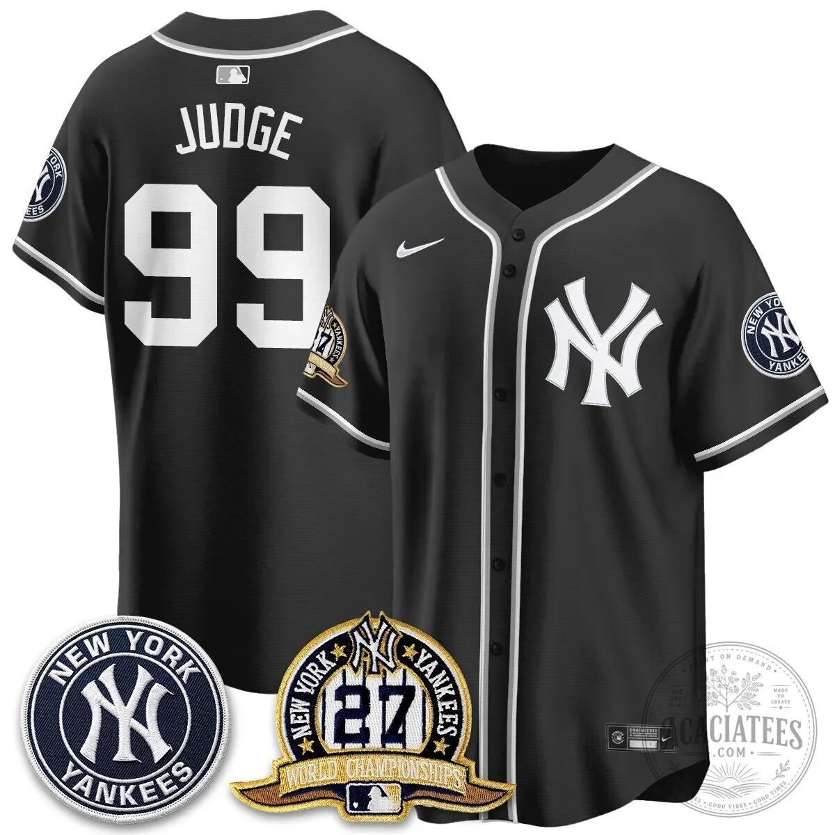 New York Yankees Aaron Judge All Out Black Vapor Limited Baseball Jersey