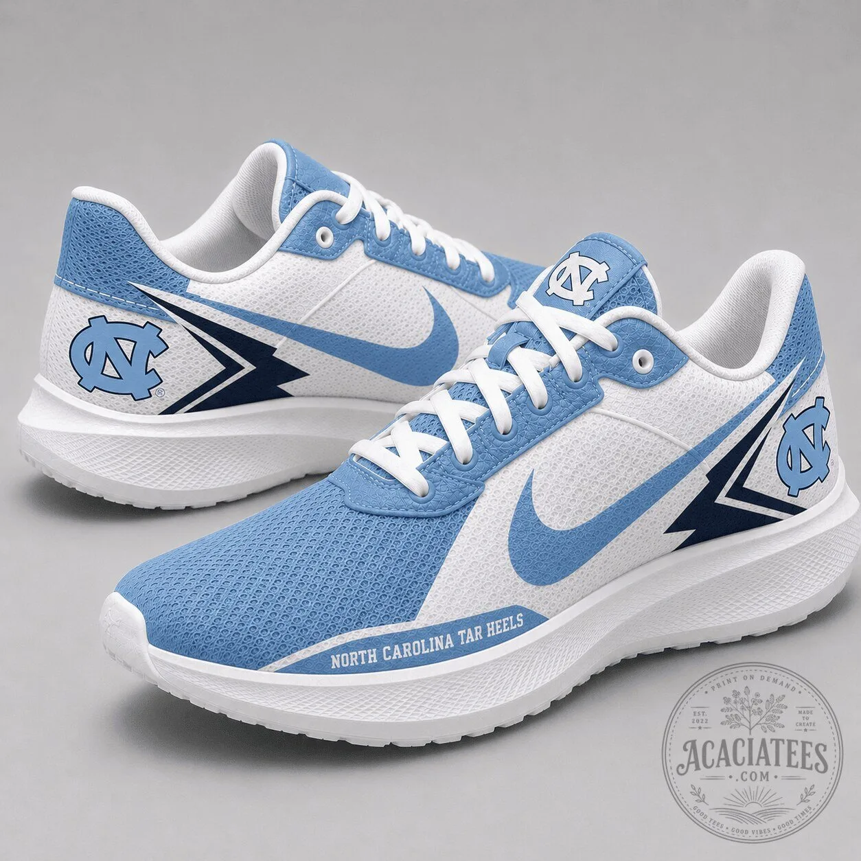 North Carolina Tar Heels NCAA Team Logo Running Shoes