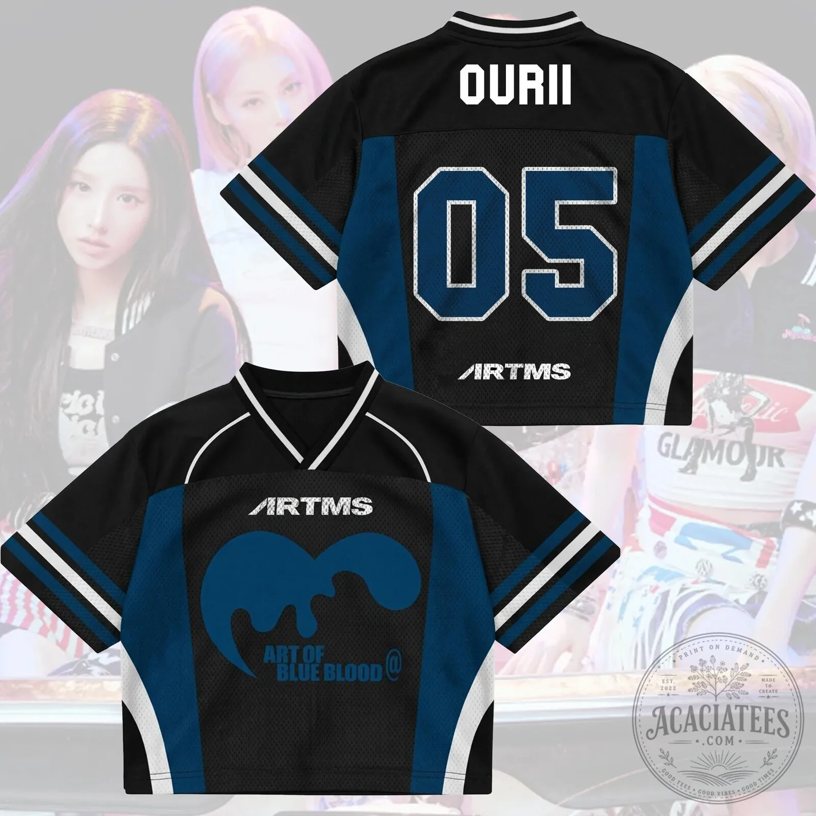 ARTMS Art Of Blue Blood Tour Mixed Mesh Jersey Fan Edition