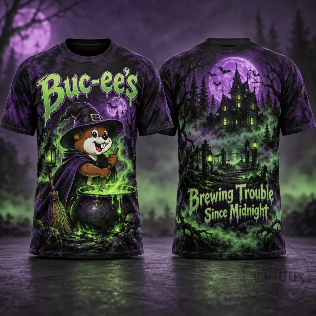 Buc-ee's Witch Brewing Trouble Since Midnight Halloween T-Shirt Buc-ee's Witch Brewing Trouble Since Midnight Halloween T-Shirt