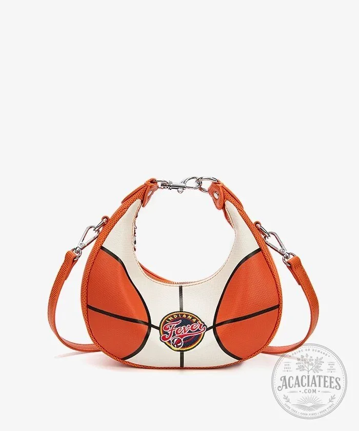 Indiana Fever Basketball Crossbody Bag with Chain Strap