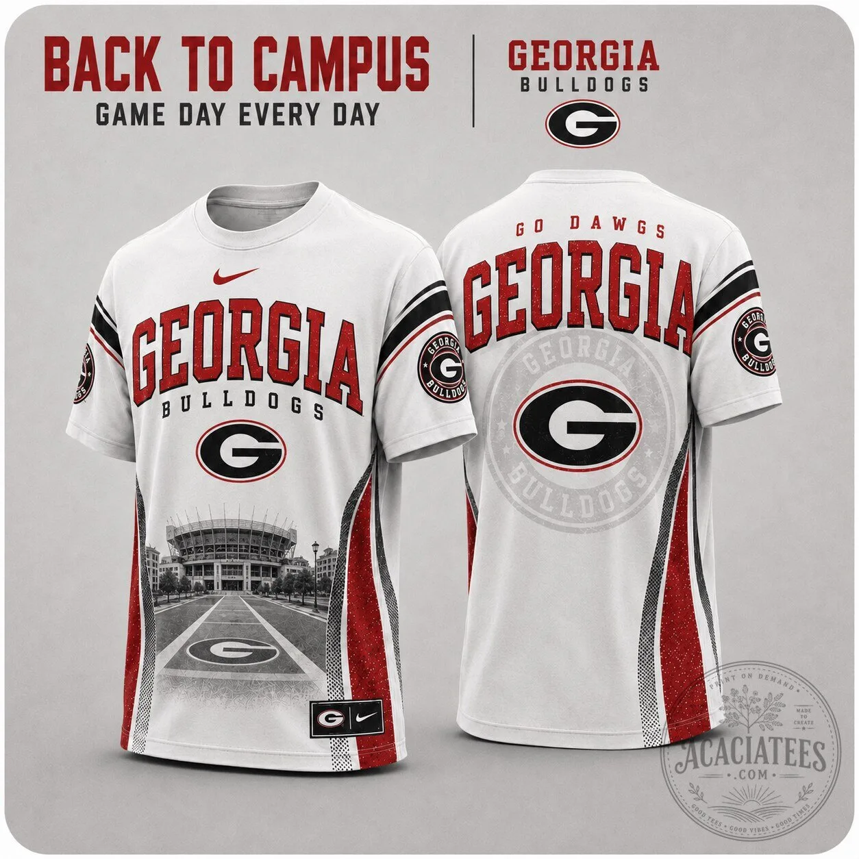 Georgia Bulldogs Game Day Every Day T-Shirt
