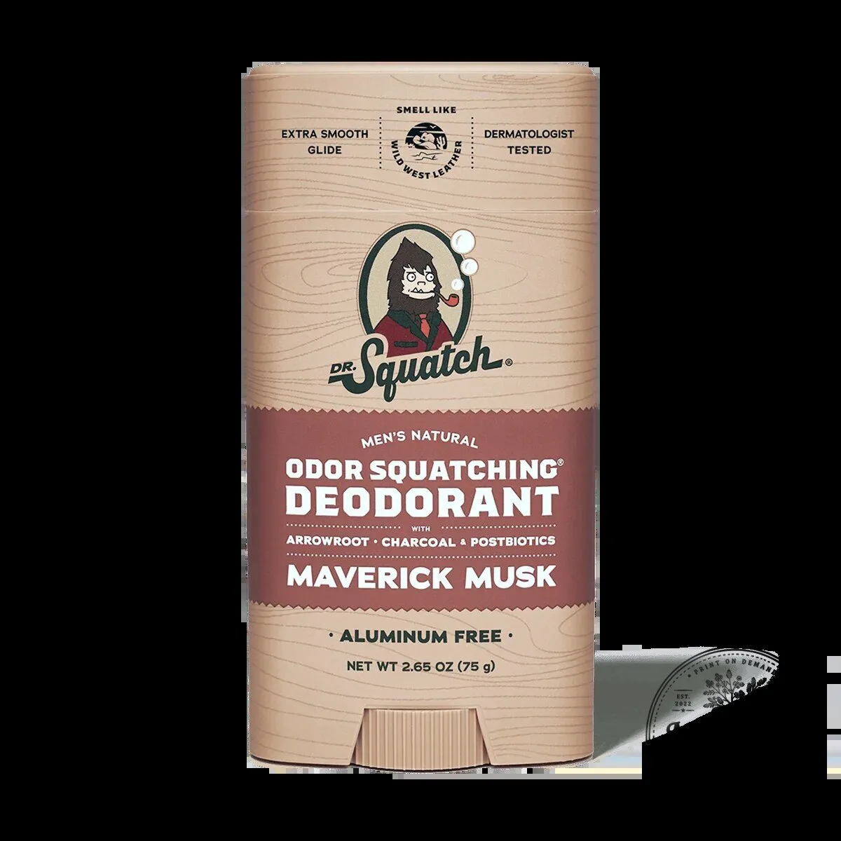 Dr. Squatch Maverick Musk Men's Natural Odor Squatching Deodorant