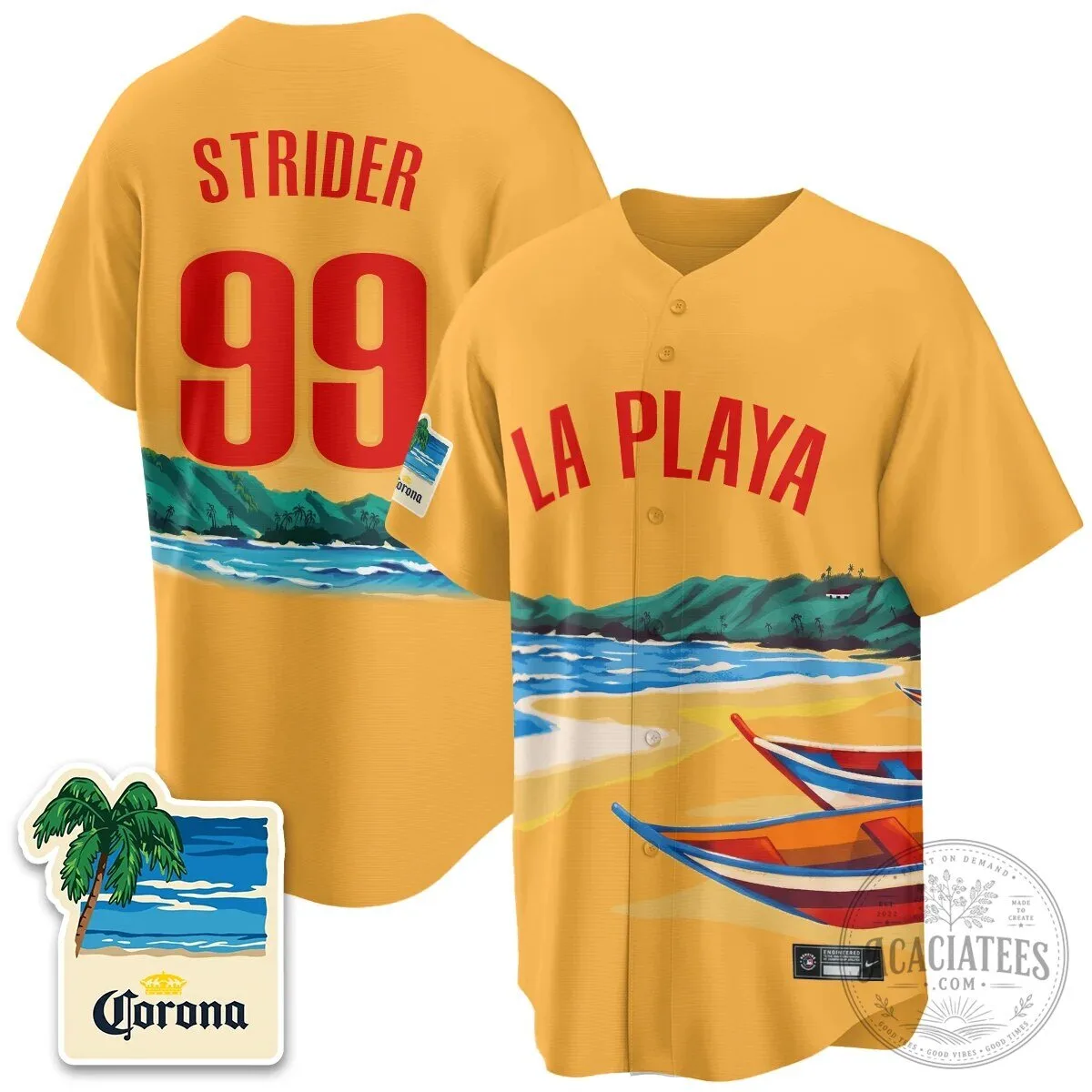 Iglesias 26 La Playa Beach Edition Baseball Jersey 22 Iglesias 26 La Playa Beach Edition Baseball Jersey