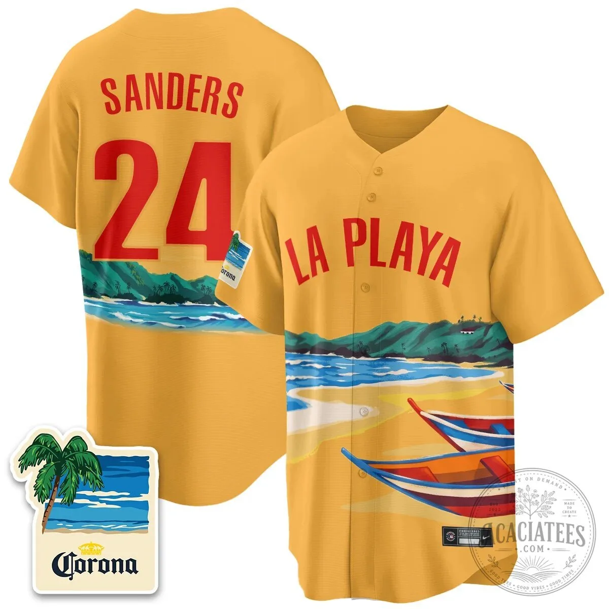 Iglesias 26 La Playa Beach Edition Baseball Jersey 23 Iglesias 26 La Playa Beach Edition Baseball Jersey