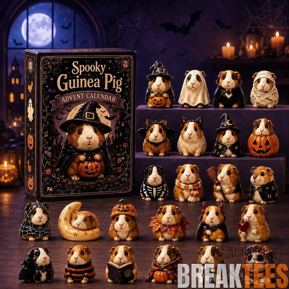 Spooky Guinea Pig Halloween Advent Calendar 2026 Collector's Edition
