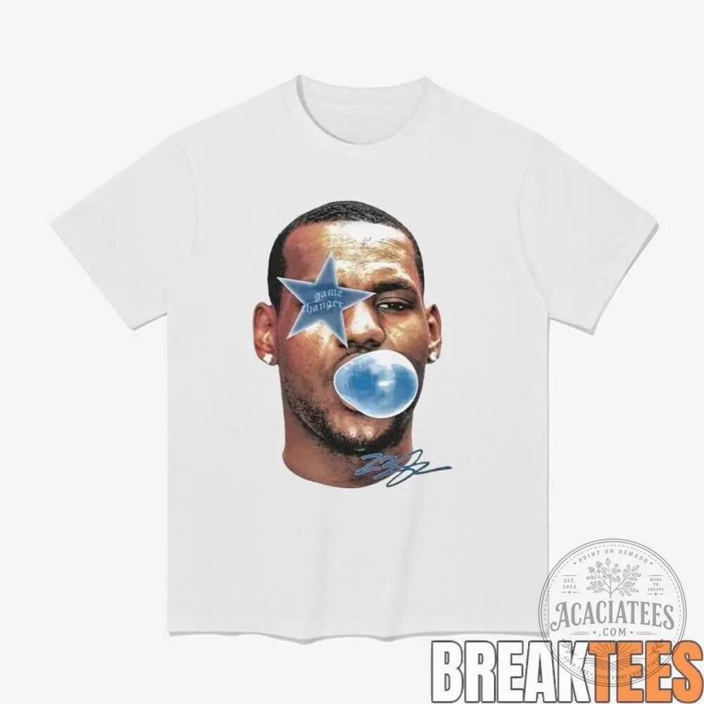 LeBron James Game Changer Bubble Gum Graphic T-Shirt