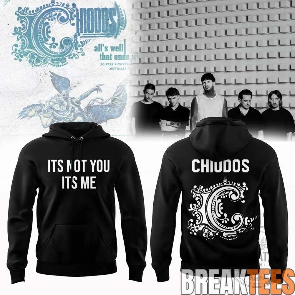 Chiodos Its Not You Its Me Tour 2026 Band Album Cover Hoodie