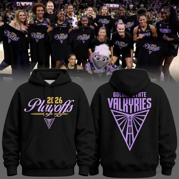 2026 Playoffs Fan Hoodie for Golden State Valkyries Basketball Team