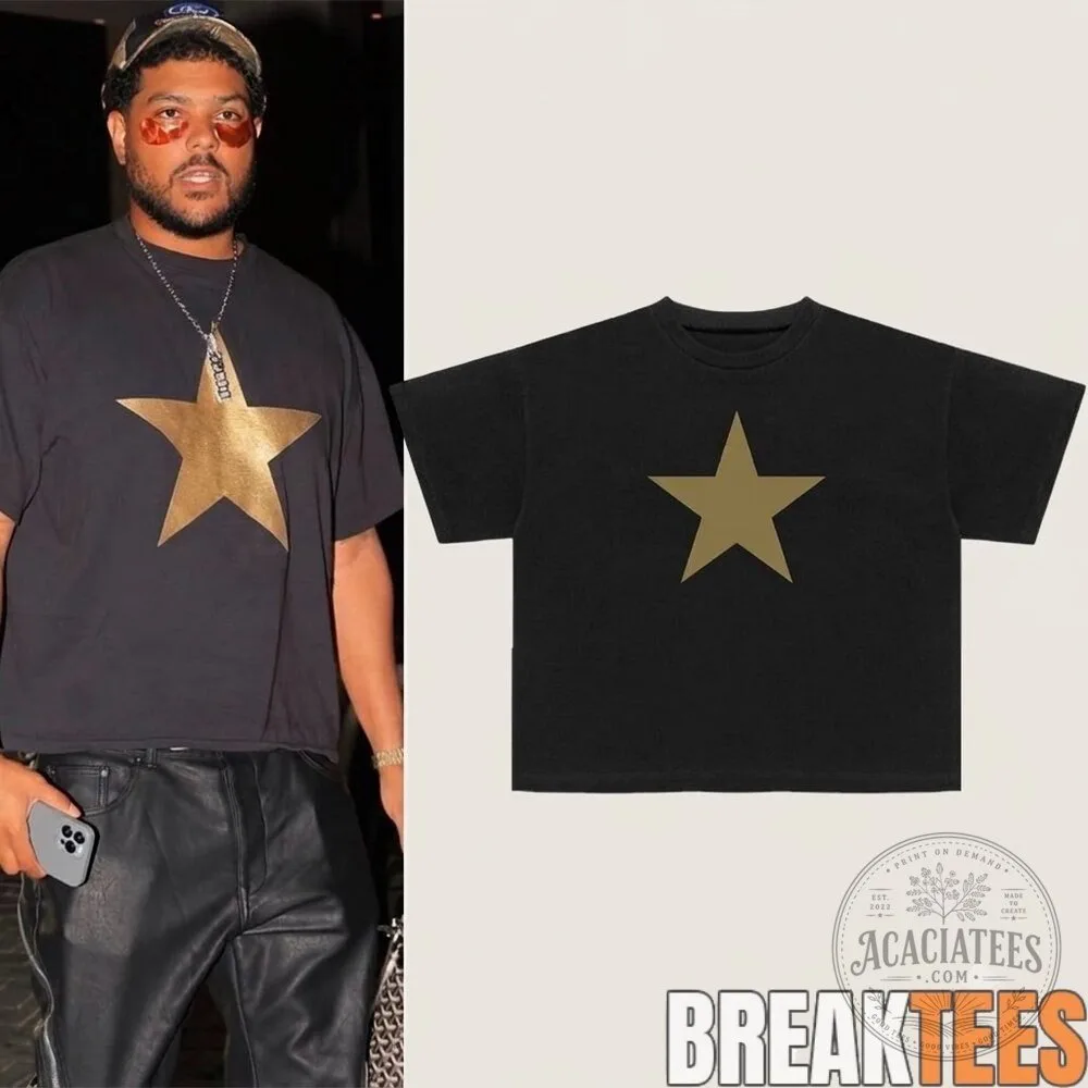 Justin Laboy Gold Star Graphic T-Shirt
