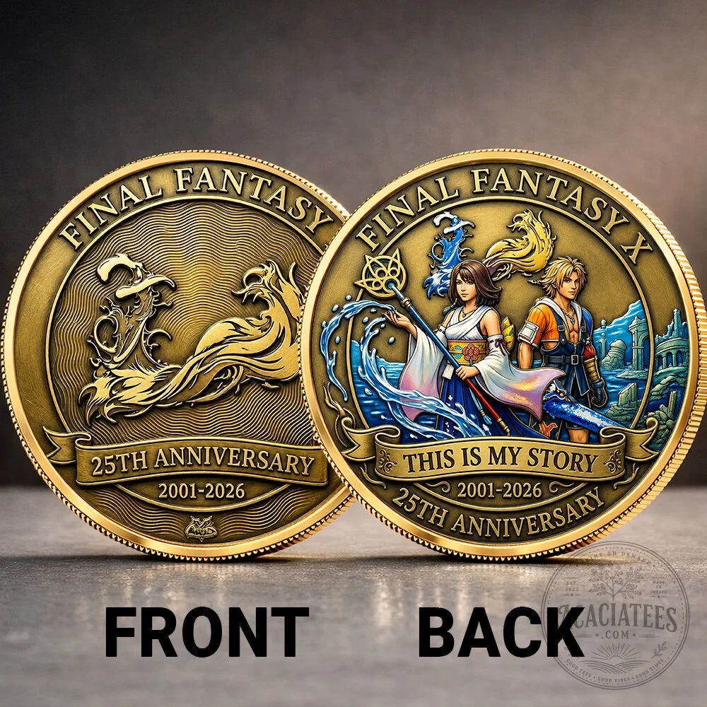 Final Fantasy X 25th Anniversary Commemorative Coin Collectible