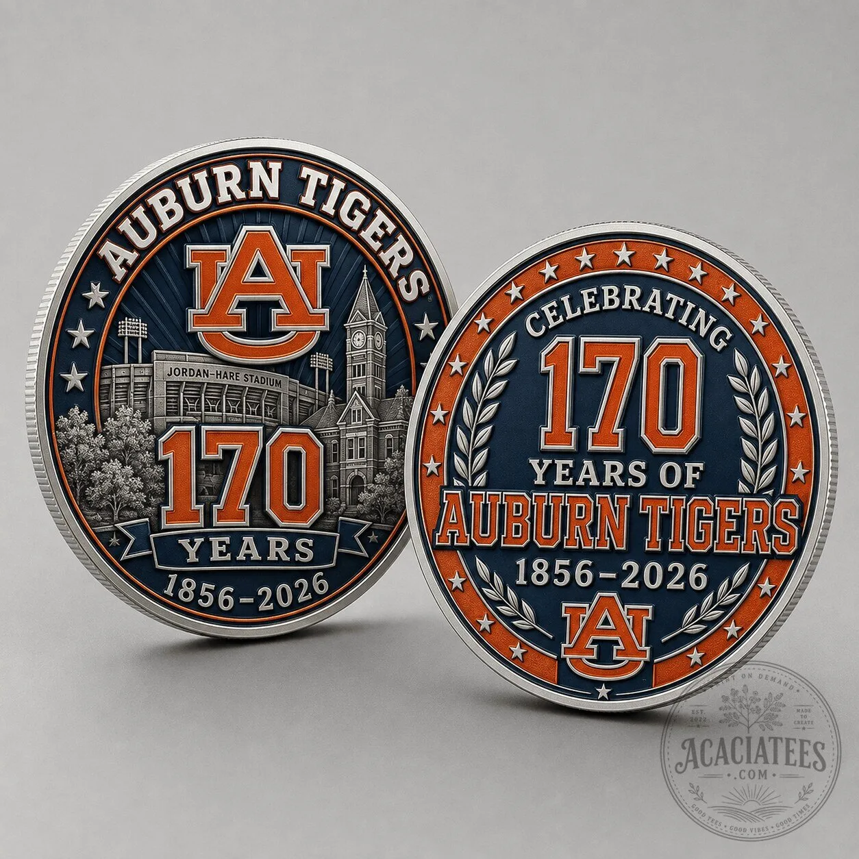 Auburn Tigers 170th Anniversary Commemorative Challenge Coin