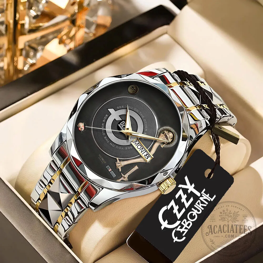 Ozzy Osbourne Black Sabbath Rock and Roll Luxury Quartz Watch