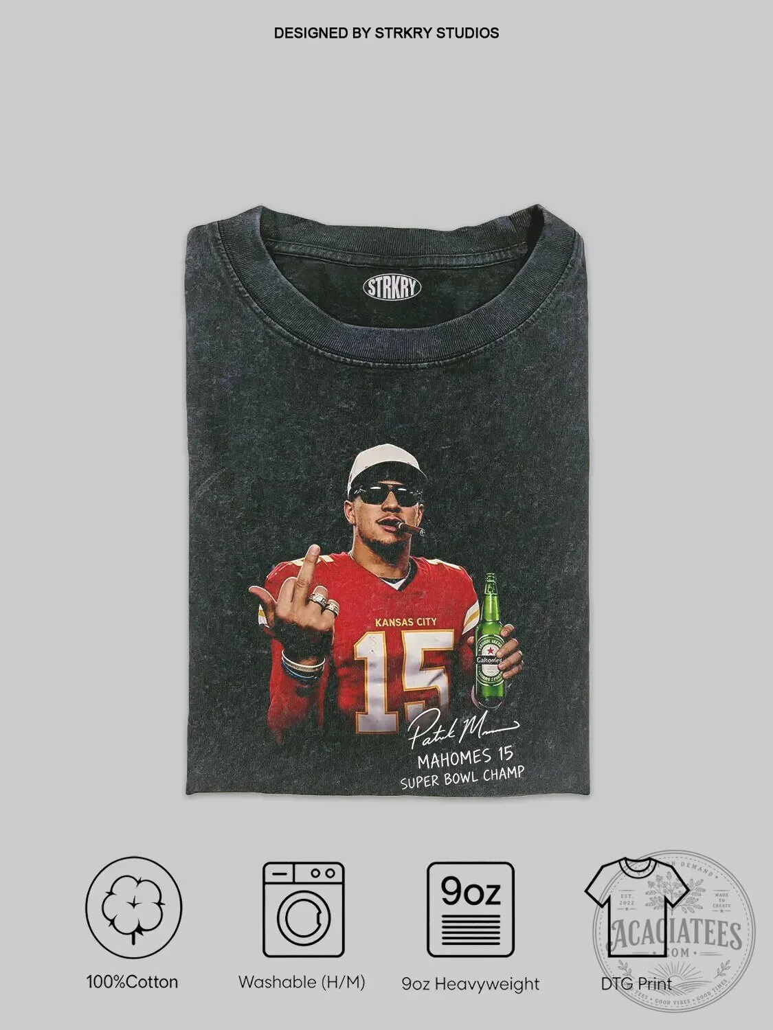 Patrick Mahomes Kansas City Football Super Bowl Champion T-Shirt