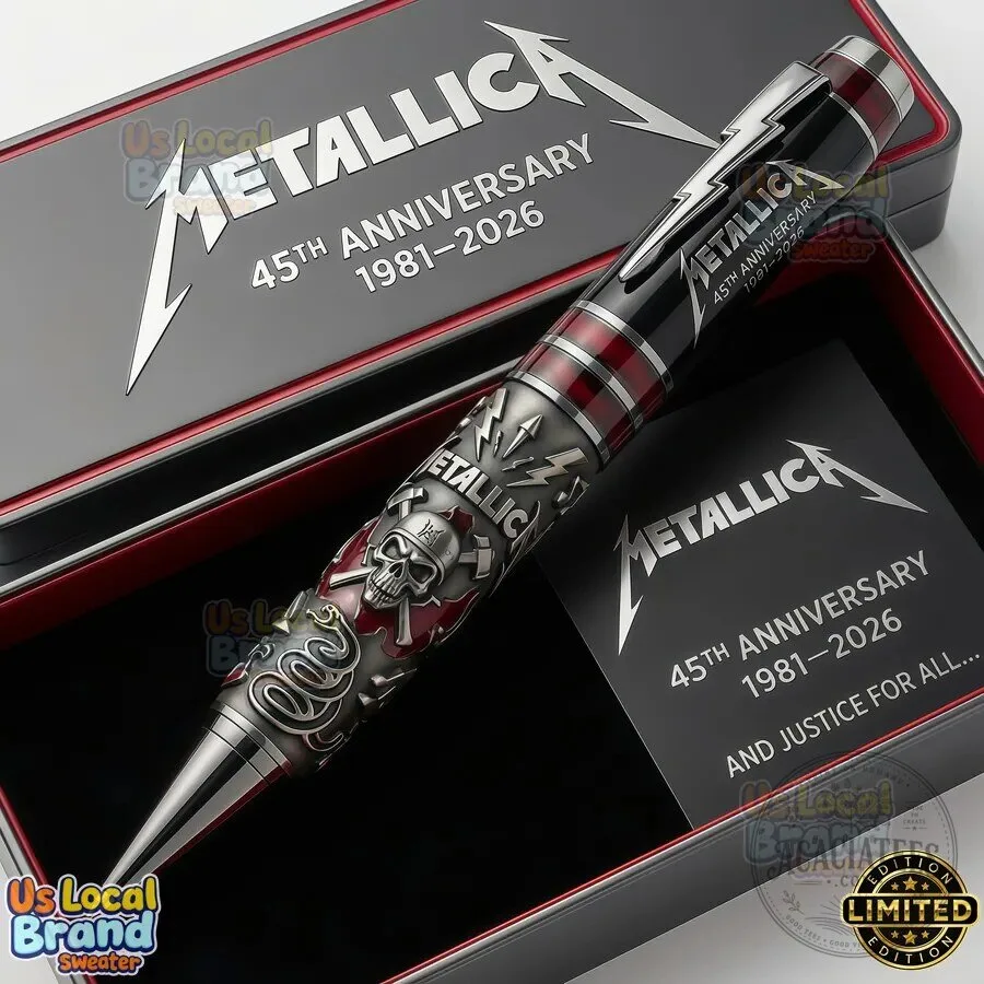 Metallica 45th Anniversary 1981-2026 Limited Edition Rollerball Pen