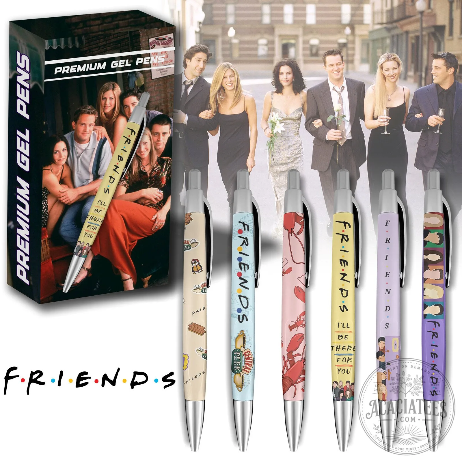 Friends Television Series Central Perk Premium Gel Pen Set