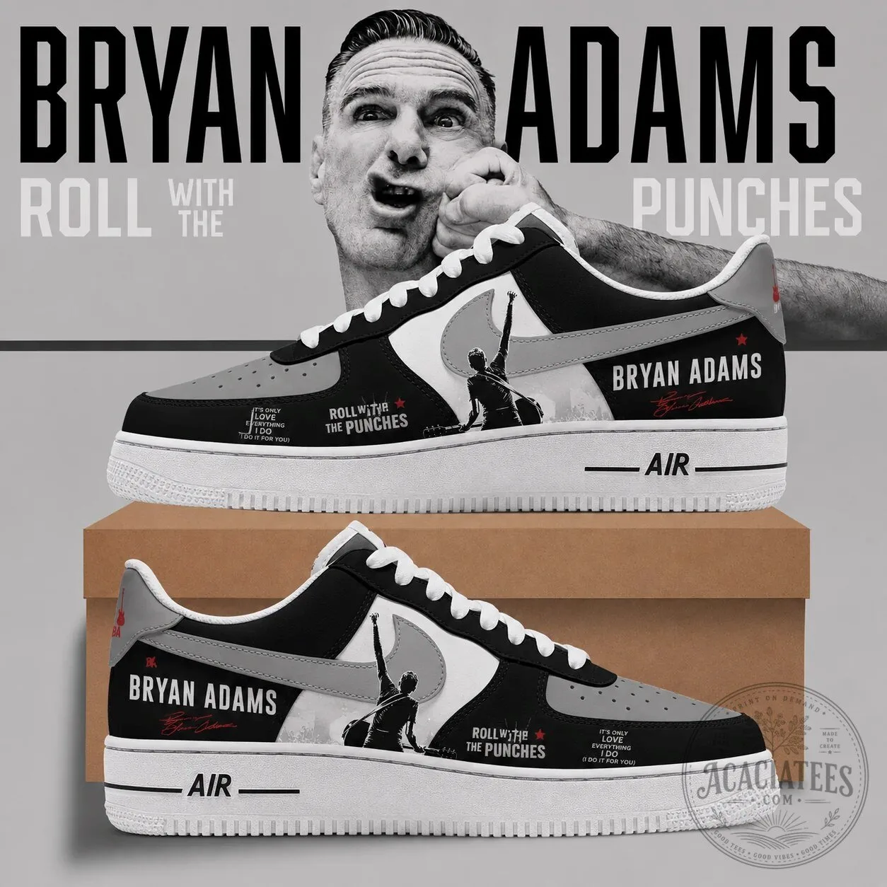 Bryan Adams Roll With The Punches Tour Shoes