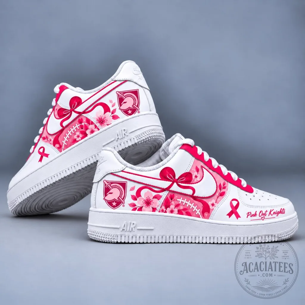 UCF Knights Pink Out Breast Cancer Awareness Floral Sneakers UCF Knights Pink Out Breast Cancer Awareness Floral Sneakers