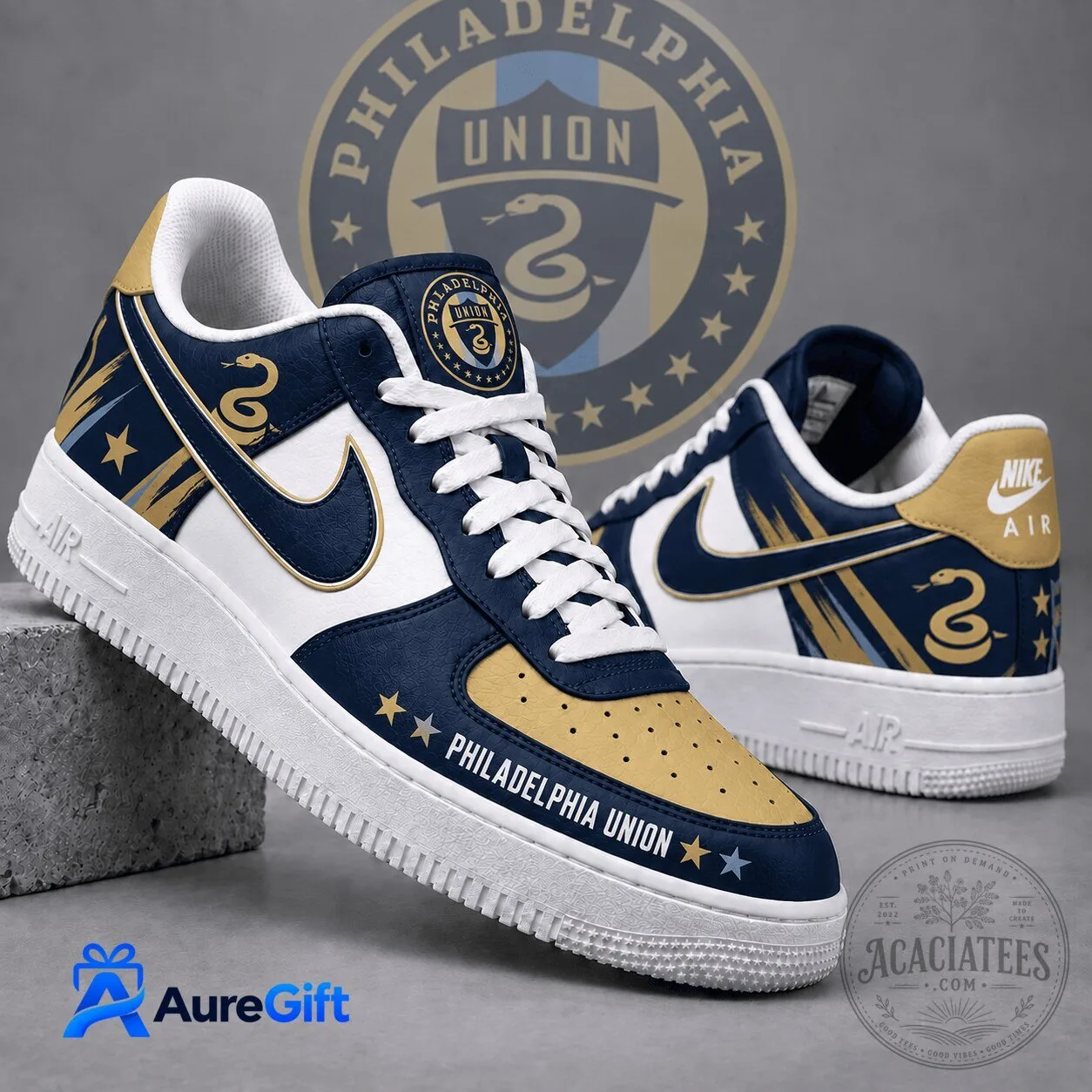 Philadelphia Union Major League Soccer Christmas Kickoff Shoes
