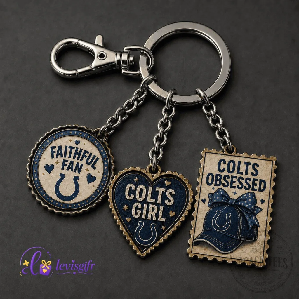Indianapolis Colts Football Team Fan Keychain 60 Indianapolis Colts Football Team Fan Keychain