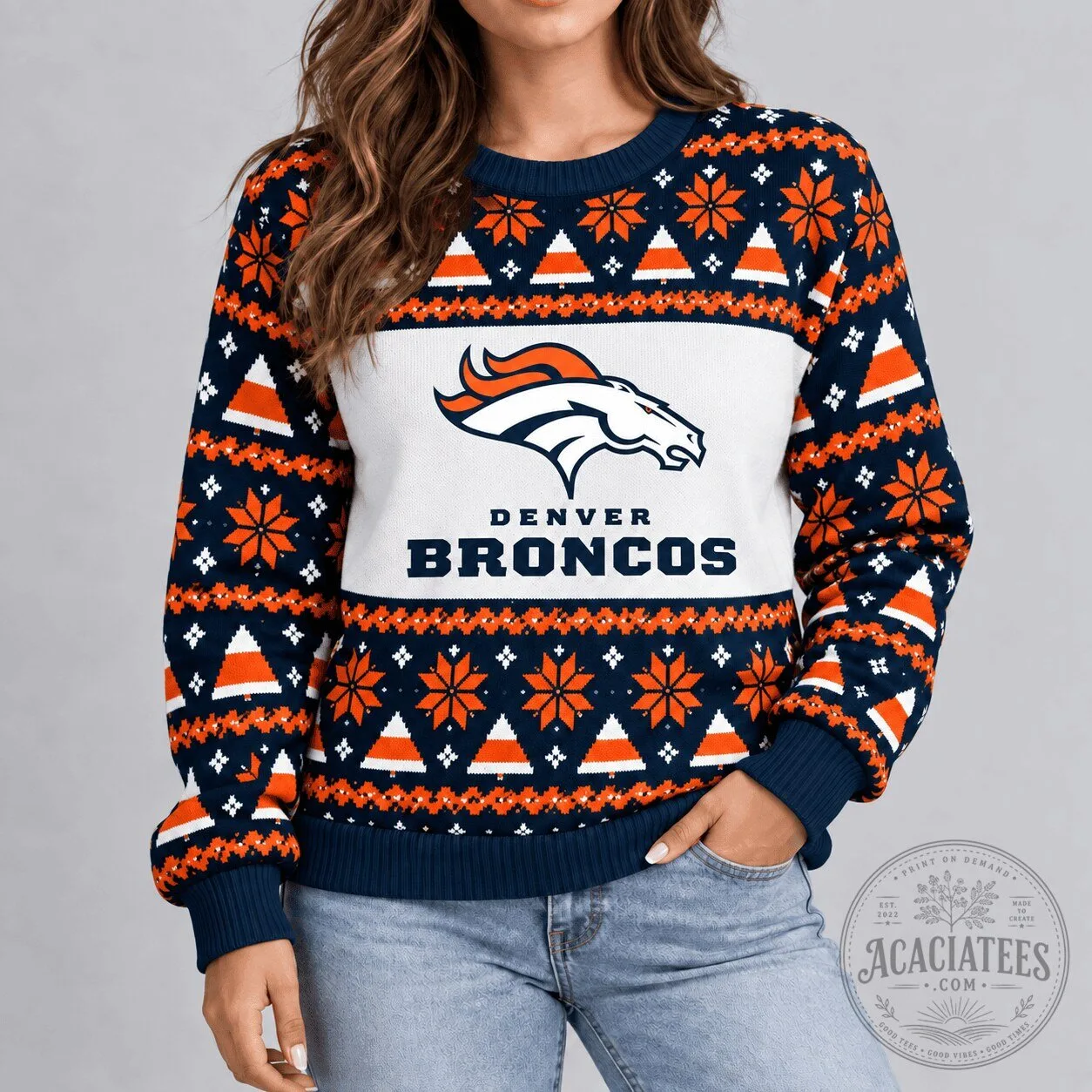 Denver Broncos National Football League Ugly Christmas Sweater