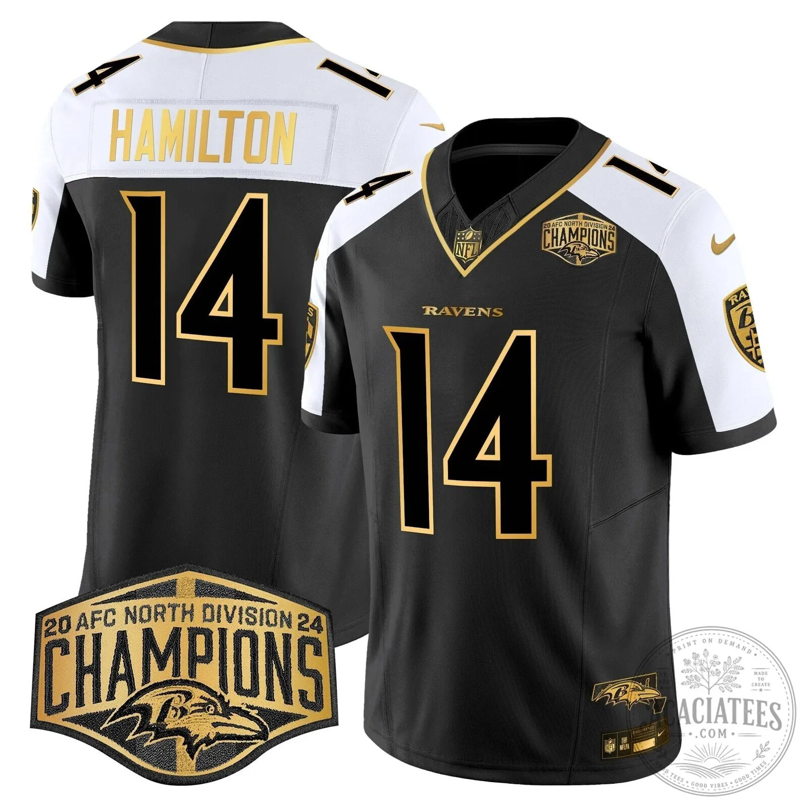 Henry Football Jersey for Baltimore Ravens 2024 AFC North Division Champions 44 Henry Football Jersey for Baltimore Ravens 2024 AFC North Division Champions