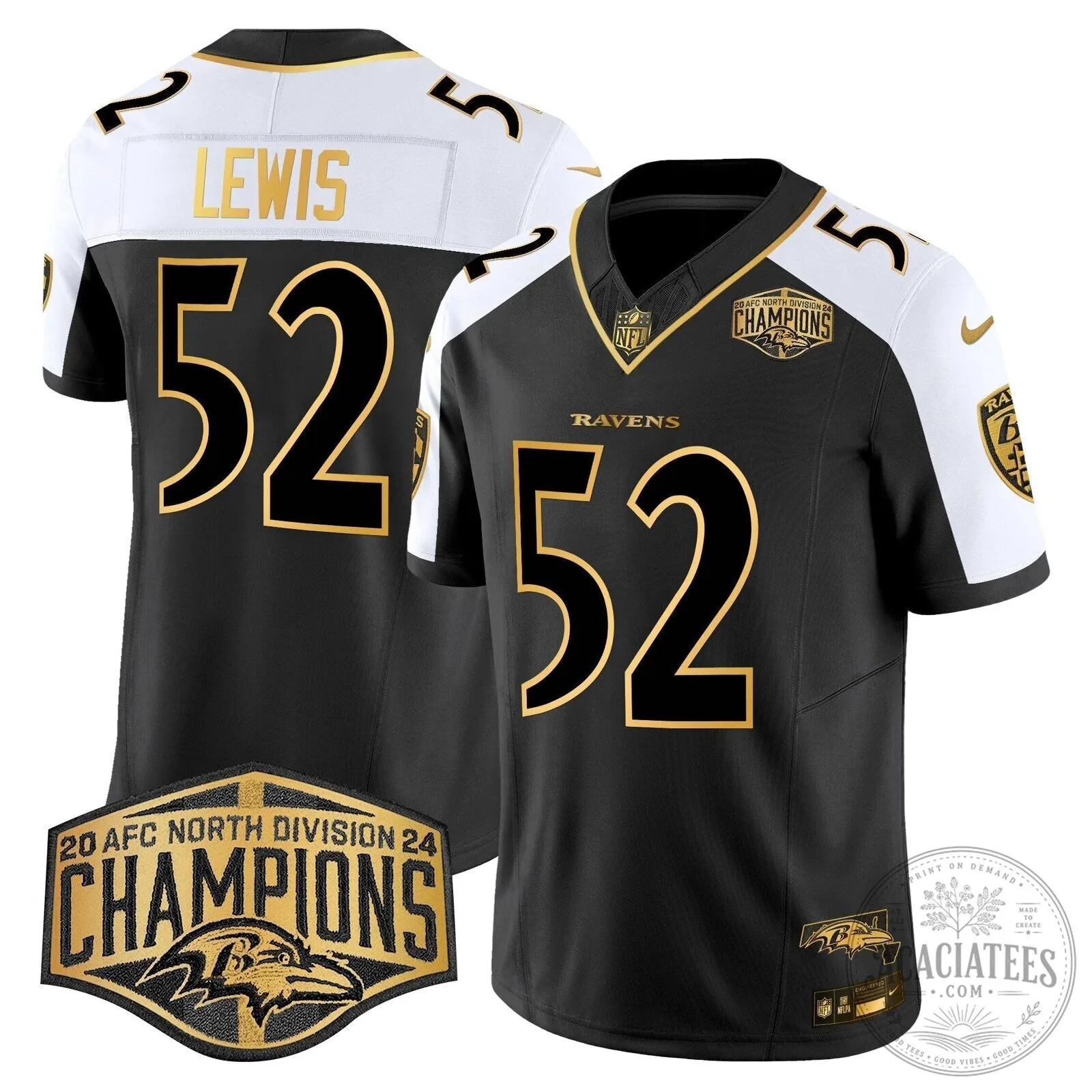 Henry Football Jersey for Baltimore Ravens 2024 AFC North Division Champions 46 Henry Football Jersey for Baltimore Ravens 2024 AFC North Division Champions