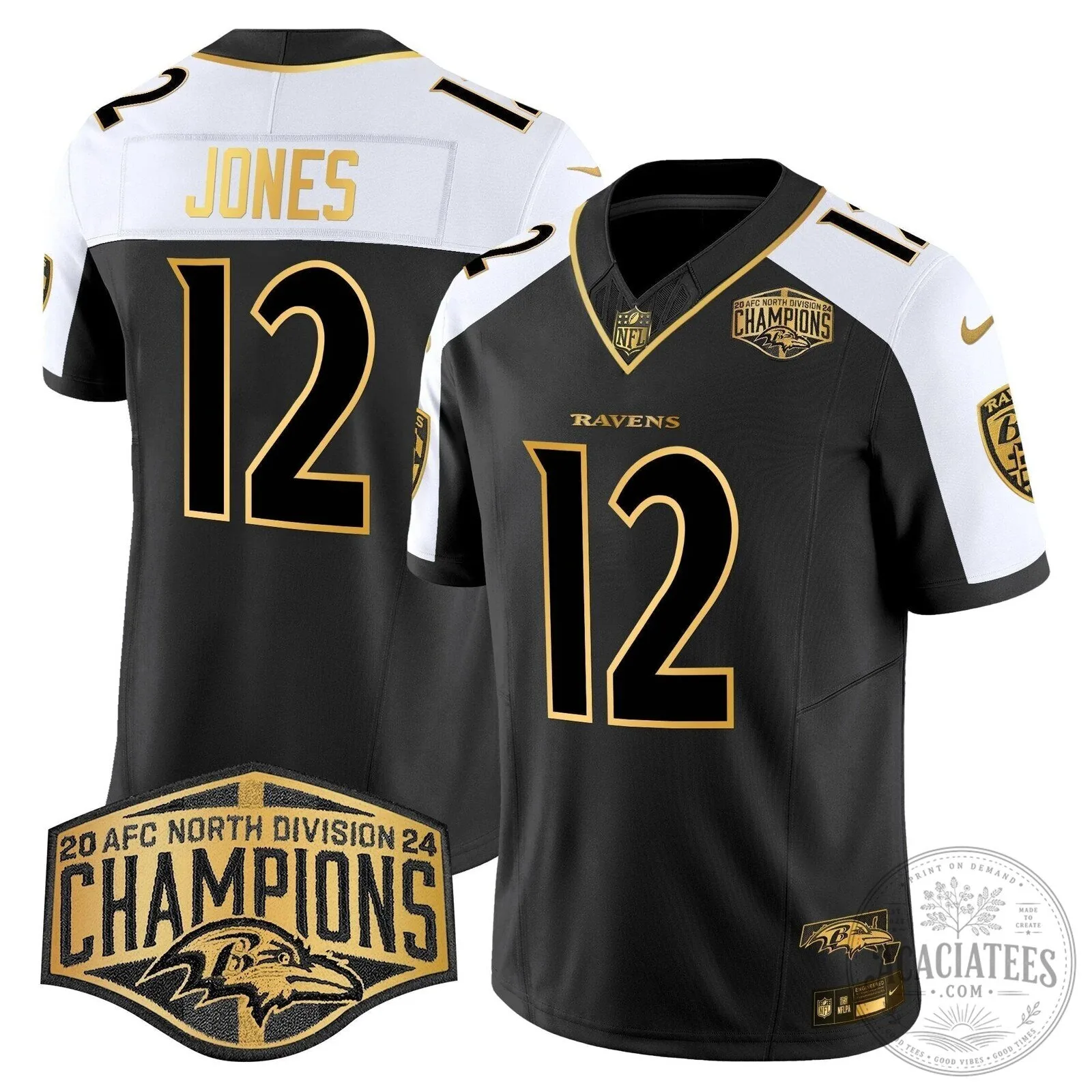 Henry Football Jersey for Baltimore Ravens 2024 AFC North Division Champions 48 Henry Football Jersey for Baltimore Ravens 2024 AFC North Division Champions