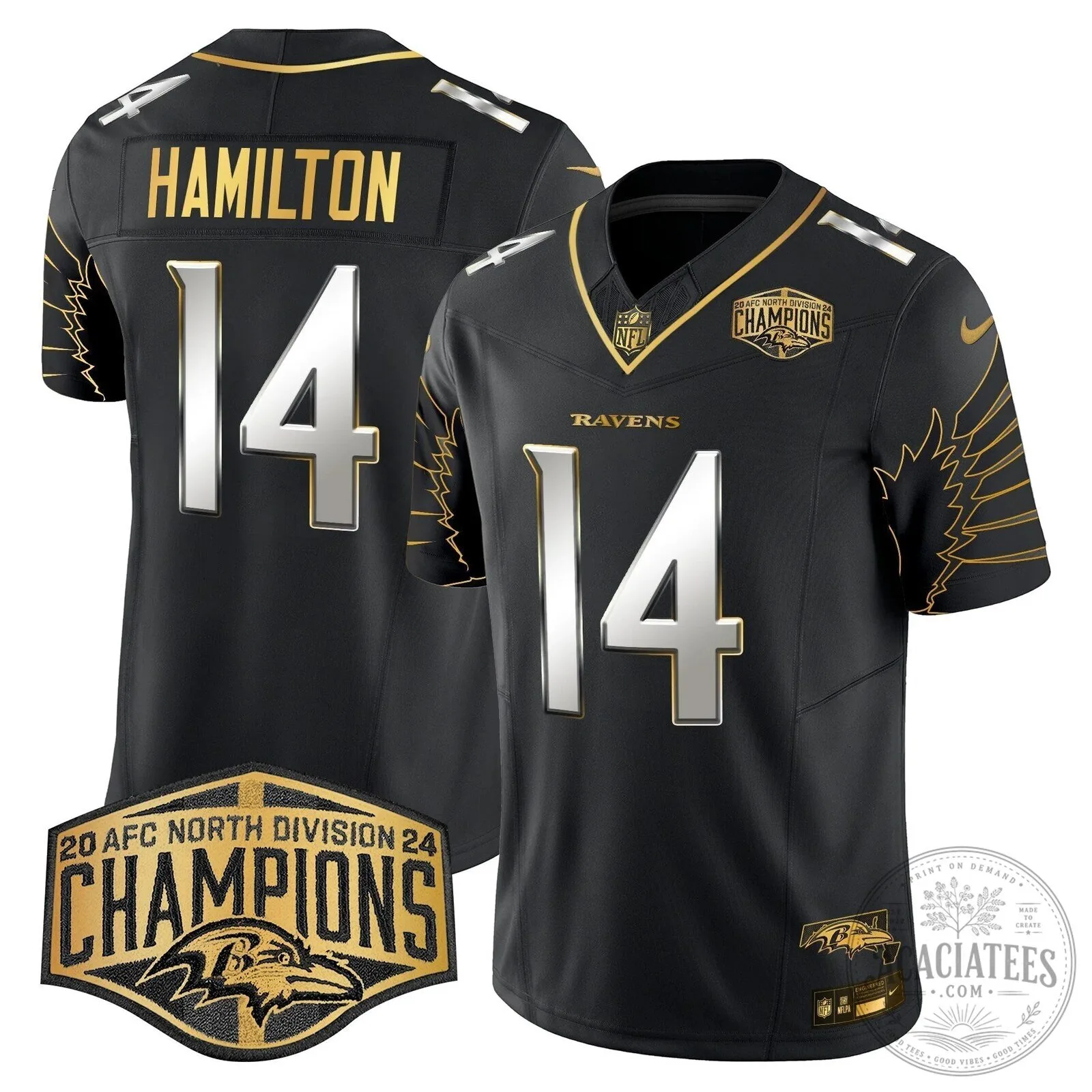 Henry Football Jersey for Baltimore Ravens 2024 AFC North Division Champions 70 Henry Football Jersey for Baltimore Ravens 2024 AFC North Division Champions