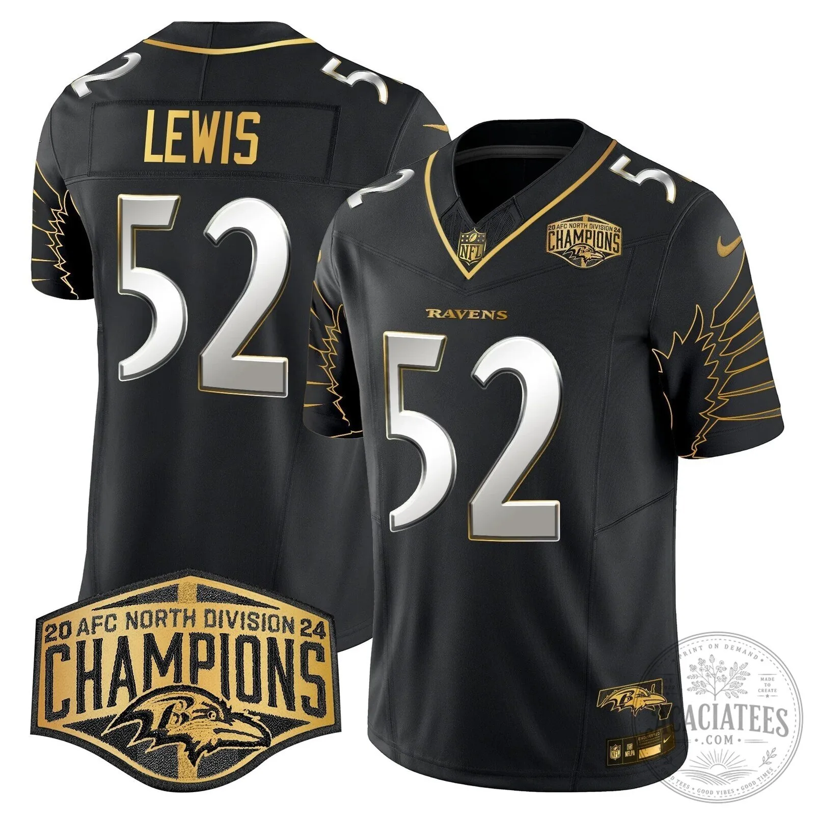 Henry Football Jersey for Baltimore Ravens 2024 AFC North Division Champions 72 Henry Football Jersey for Baltimore Ravens 2024 AFC North Division Champions