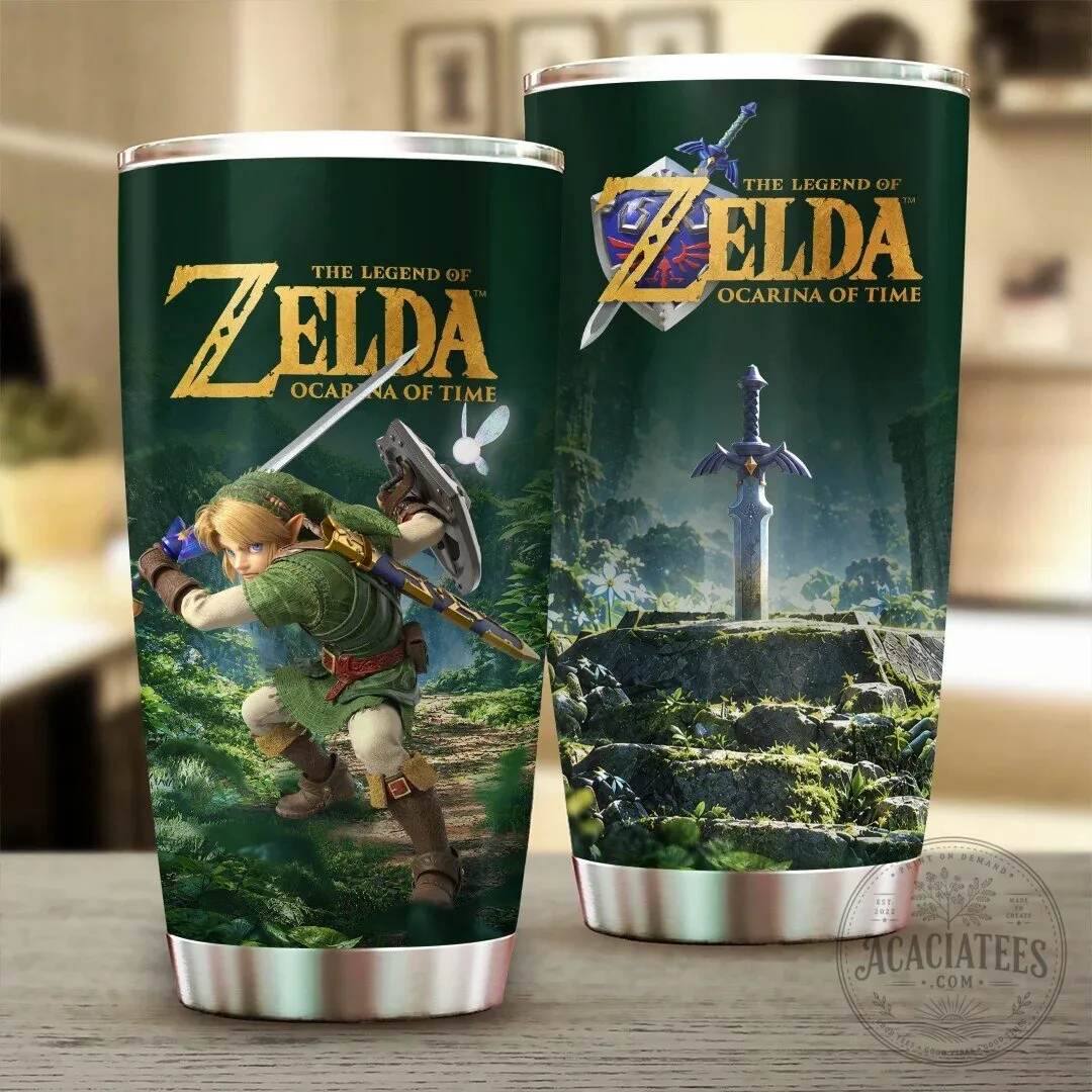 The Legend Of Zelda Ocarina Of Time Stainless Steel Insulated Tumbler