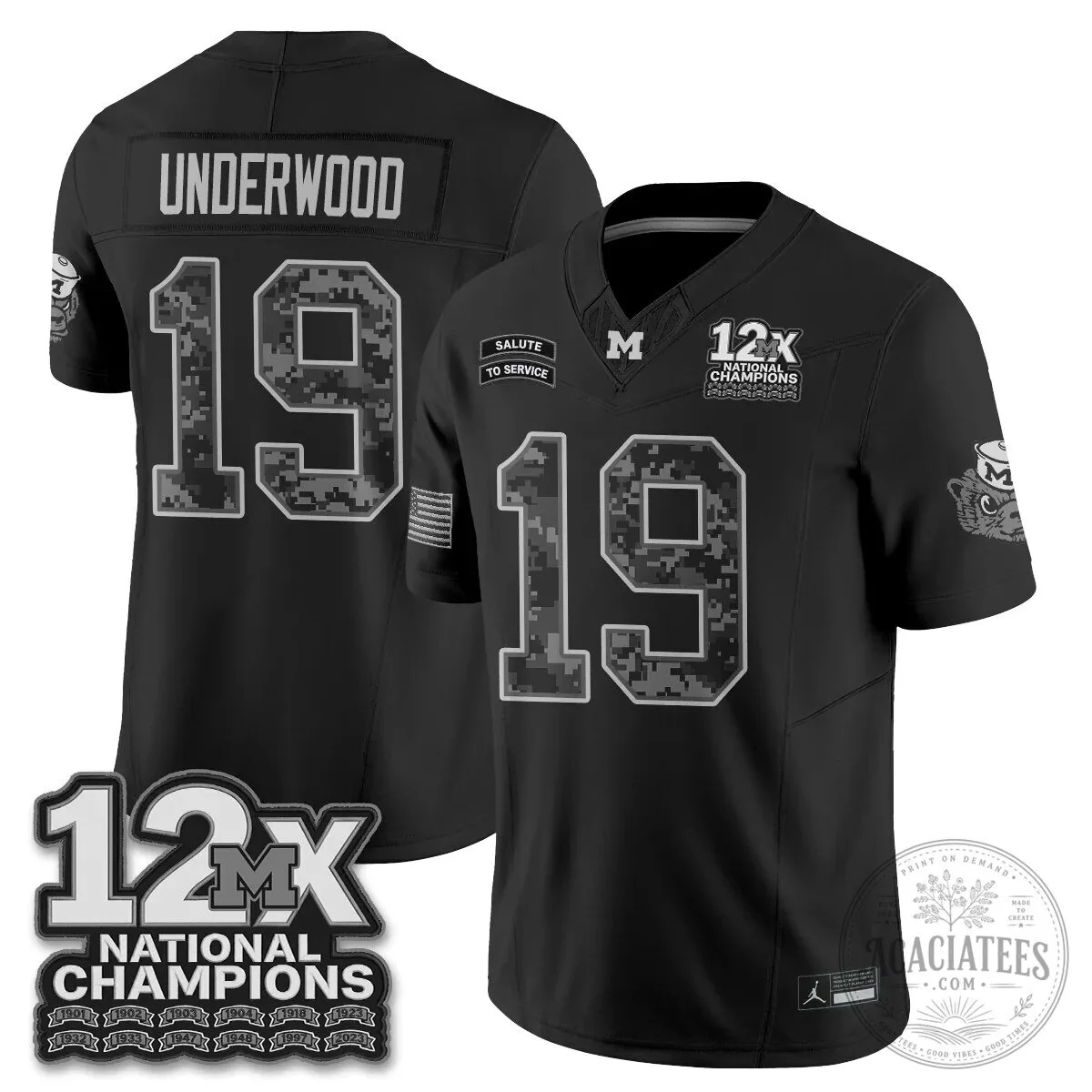 Michigan Wolverines 2026 Salute to Service Vapor Football Jersey