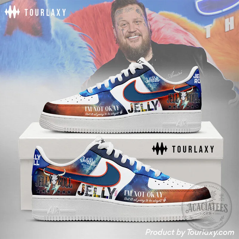 Jelly Roll Beautifully Broken Album Art Custom Shoes