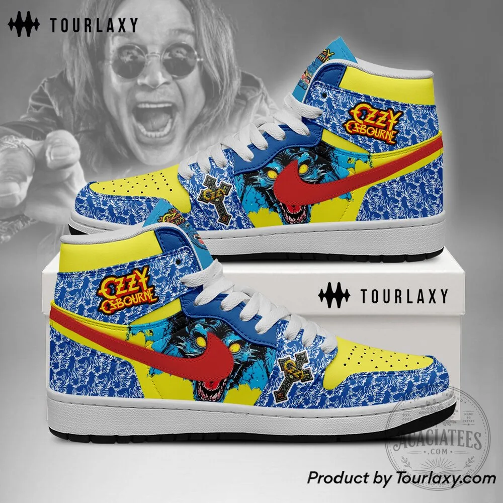 Ozzy Osbourne Heavy Metal Band High Top Sneakers