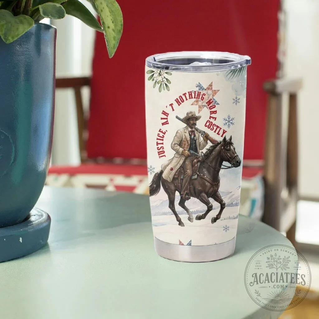 Bass Reeves Christmas Tumbler Cup Old West Deputy Lawman Winter Holiday Gift 12 Bass Reeves Christmas Tumbler Cup Old West Deputy Lawman Winter Holiday Gift