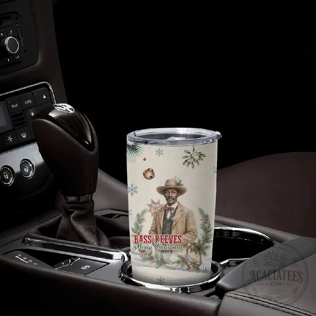 Bass Reeves Christmas Tumbler Cup Old West Deputy Lawman Winter Holiday Gift 13 Bass Reeves Christmas Tumbler Cup Old West Deputy Lawman Winter Holiday Gift