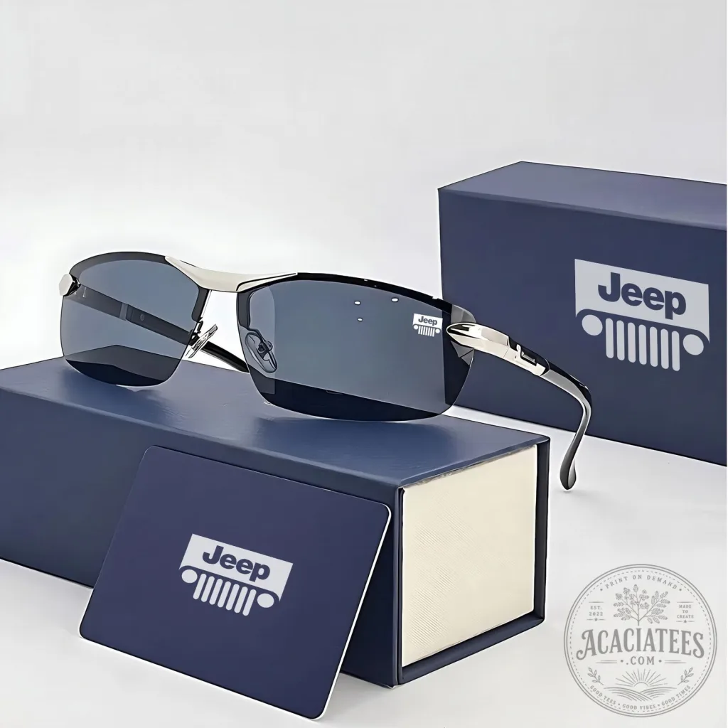 Jeep Sport Design Polarized Men's Sunglasses with UV Protection