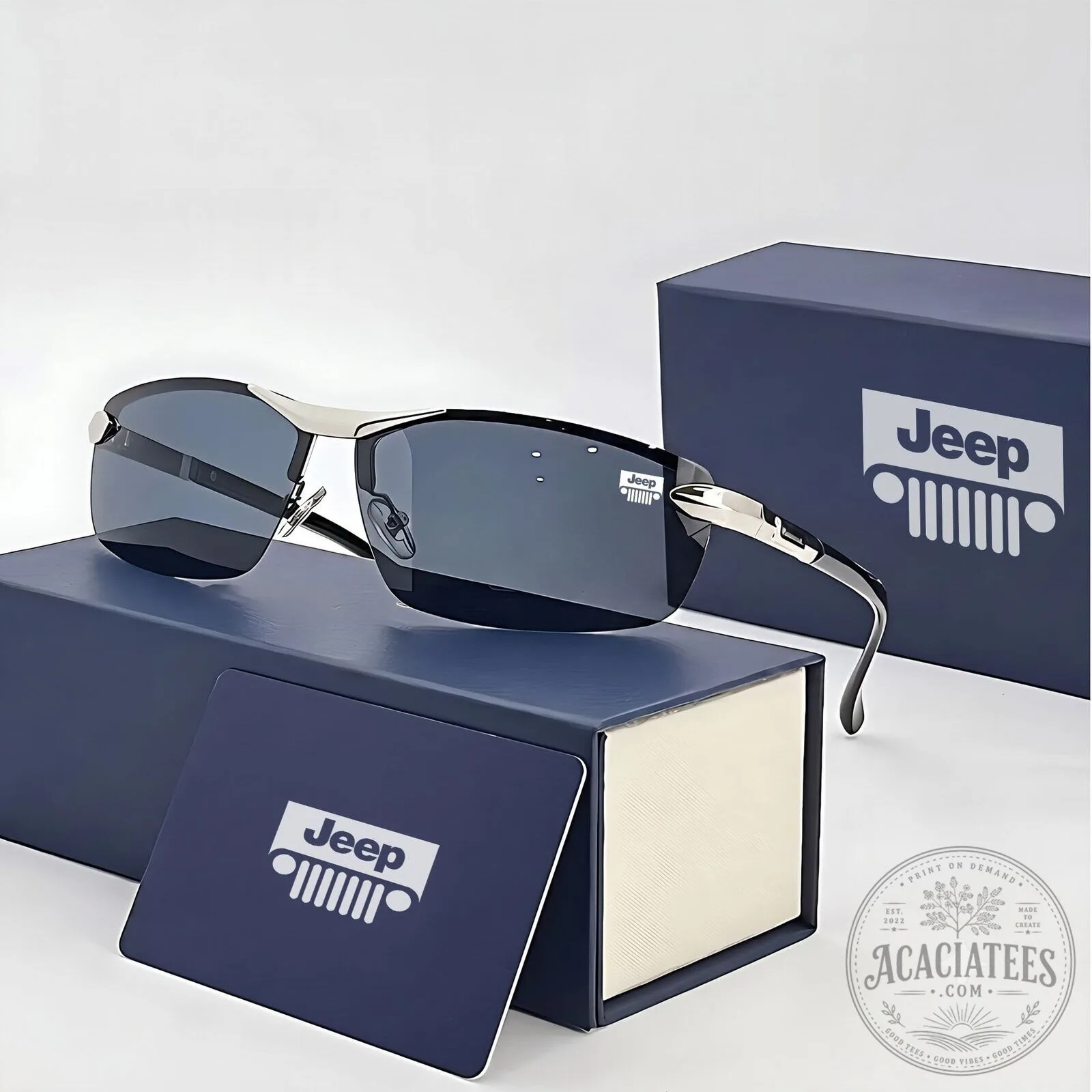 Jeep Sport Design Polarized Men's Sunglasses with UV Protection