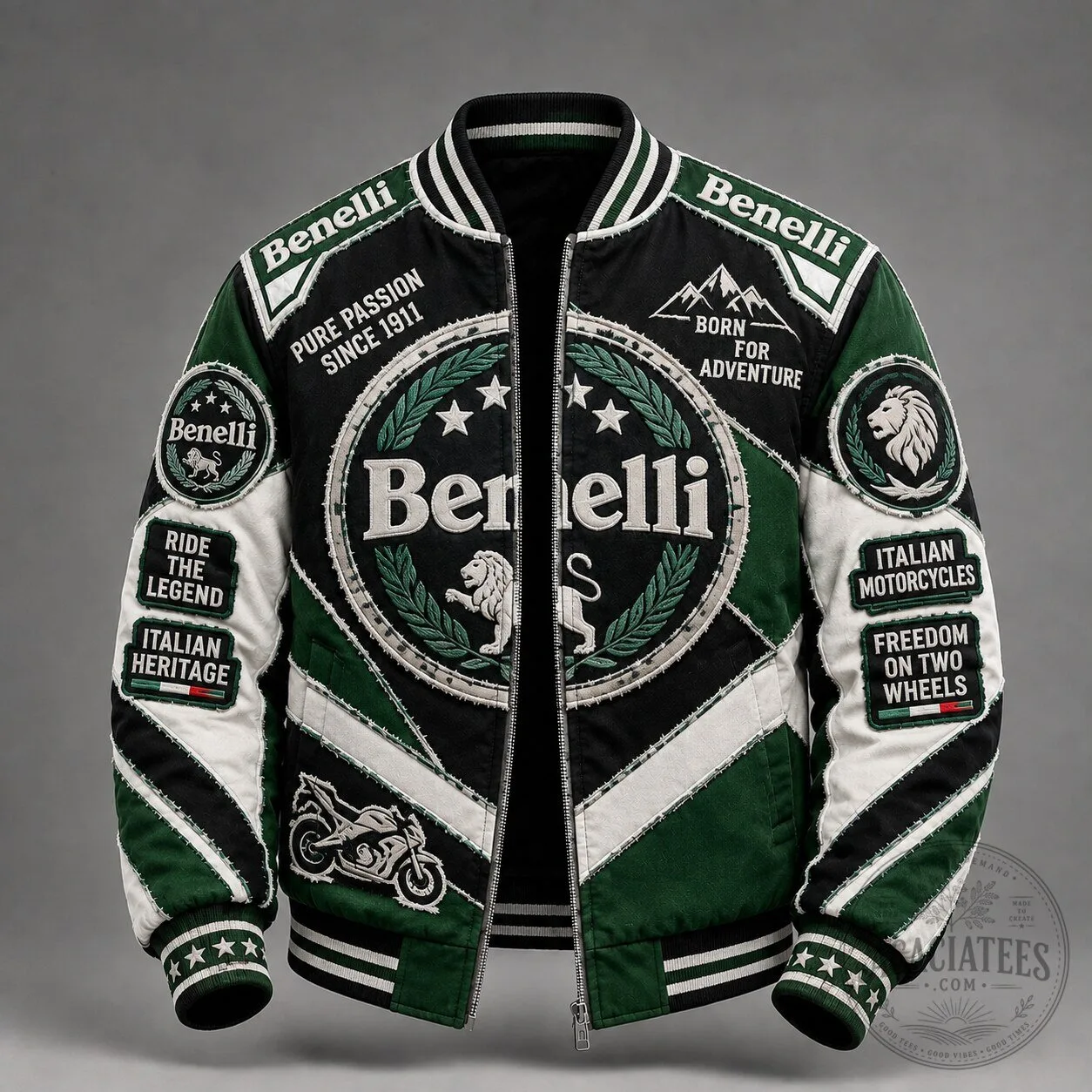 Benelli Motorcycles Italian Heritage Bomber Jacket - Born For Adventure