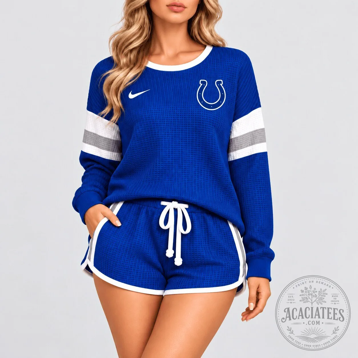 Indianapolis Colts Women's Waffle Knit Lounge Set