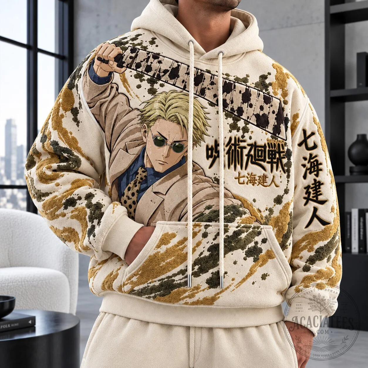 Jujutsu Kaisen Kento Nanami Anime Manga Character Hoodie