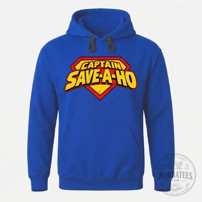 Funny Captain Save-A-Ho Parody Superhero Logo Graphic Novelty T-Shirt 30 Funny Captain Save-A-Ho Parody Superhero Logo Graphic Novelty T-Shirt