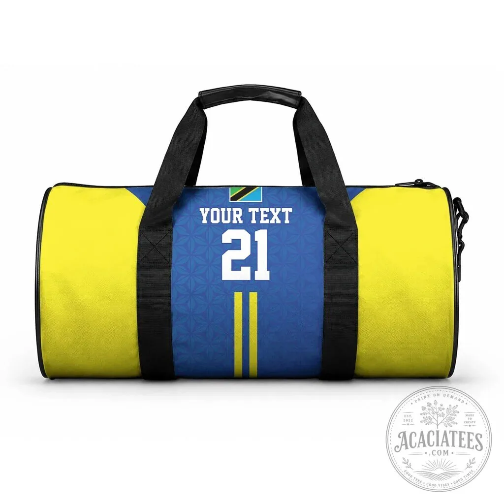 Custom Tanzania Football Taifa Stars Go Champion Duffle Bag