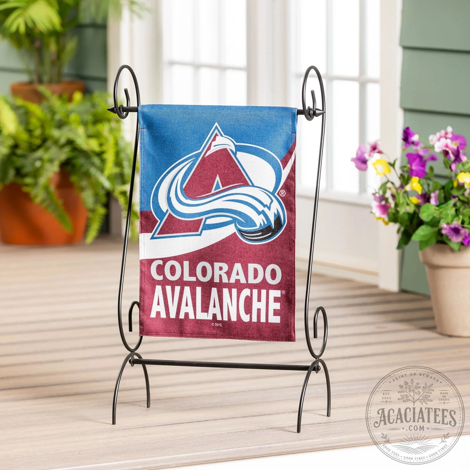 Colorado Avalanche National Hockey League Garden Flag Outdoor Decor