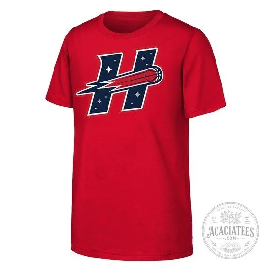 Houston Comets Women's National Basketball Association Legacy Logo Red T-Shirt