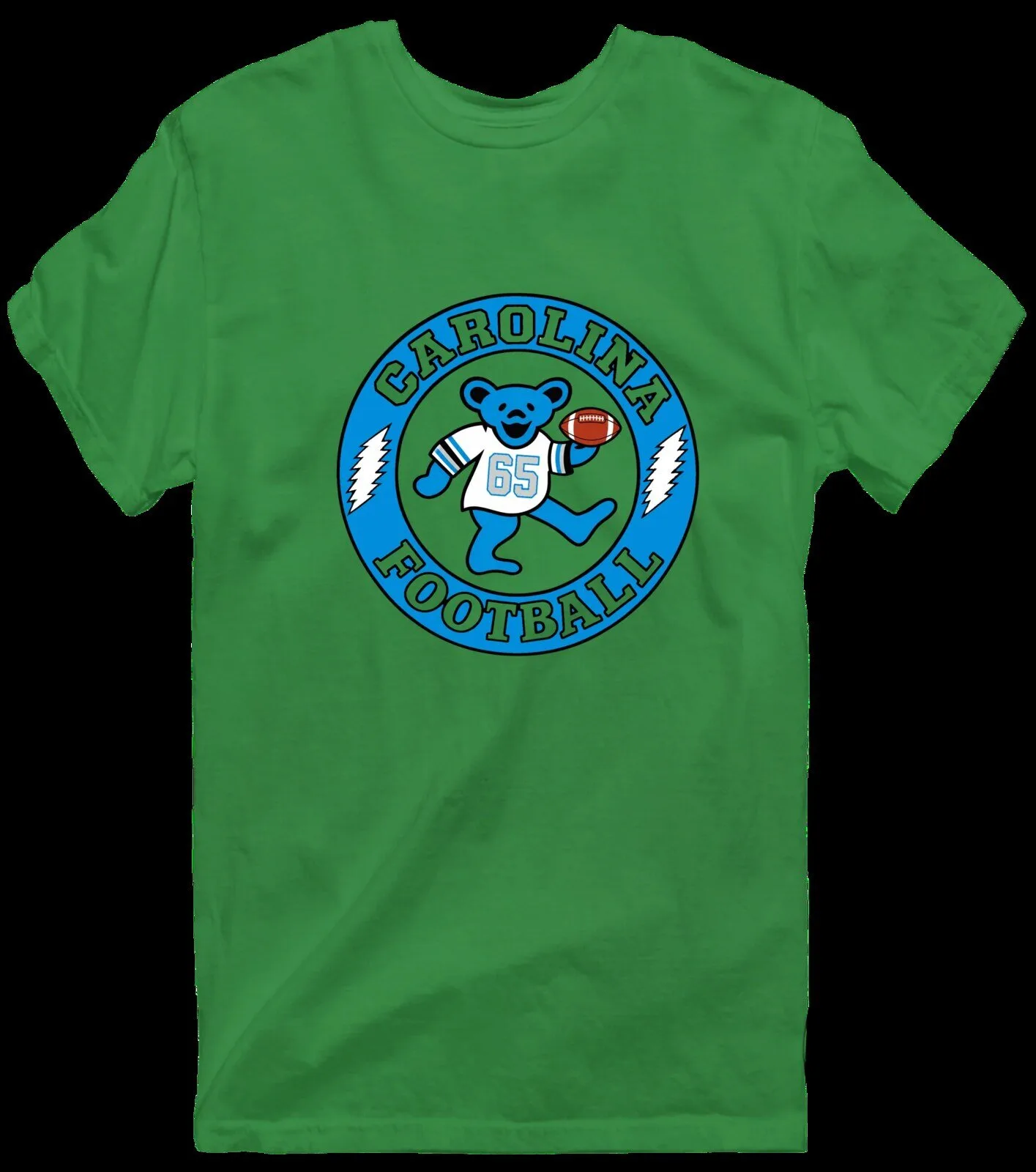 Carolina Football Dancing Bear Grateful Dead Inspired Light Blue T-Shirt 19 Carolina Football Dancing Bear Grateful Dead Inspired Light Blue T-Shirt